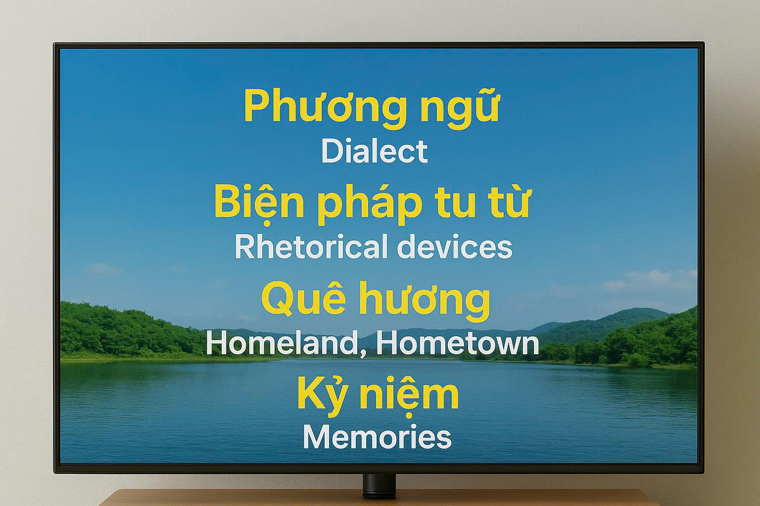 Hinh 2. minh hoa tiet day bai 1  Thương nhớ quê hương